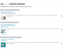 Tablet Screenshot of malinamaniac.com